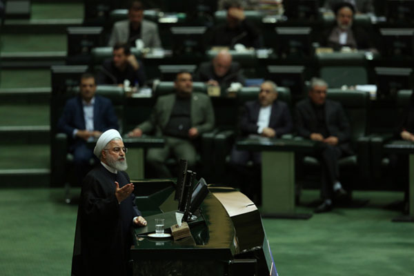 روحانی در جلسه رای اعتماد به دو وزیر پیشنهادی