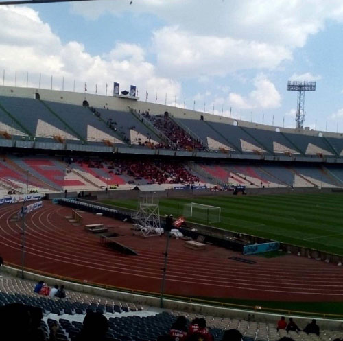 جو استادیوم آزادی پیش از ال کلاسیکوی لیگ