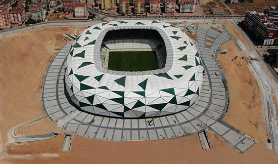 معماری استادیوم فوتبال در ترکیه
