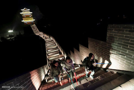 سربازان جنگ ستارگان روی دیوار چین‎!