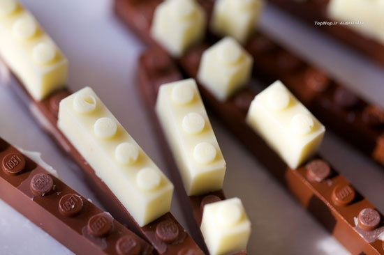 عکس: شکلات لِگو‌ای یا لِگوی شکلاتی؟!