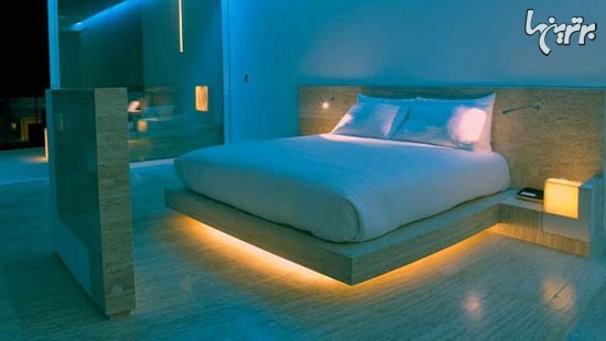 نورپردازی اتاق خواب به شیوه مدرن