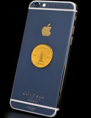 آیفون 6 با پوششی از طلای 24 عیار +عکس