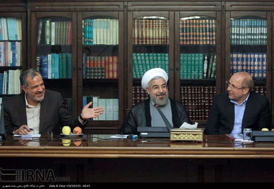 عکس: دیدار اعضای شورای شهر با روحانی