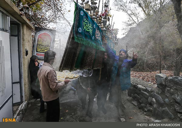 گزارش تصویری از عاشورا، در دربند تهران