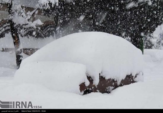 عکس: مازندران در محاصره برف