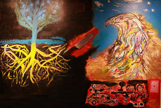 نقاشی‌های میلیونی مسعود، ۸۰ساله از تهران