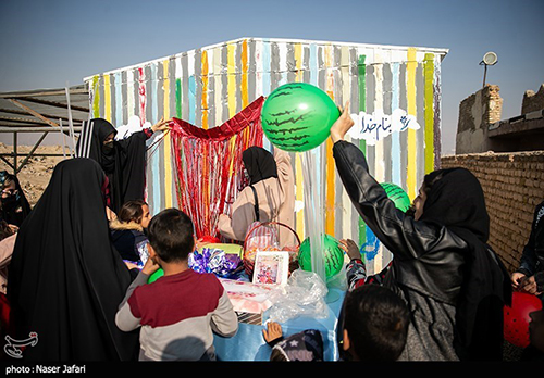 جشن یلدا در کوره‌های آجرپزی به روایت تصویر