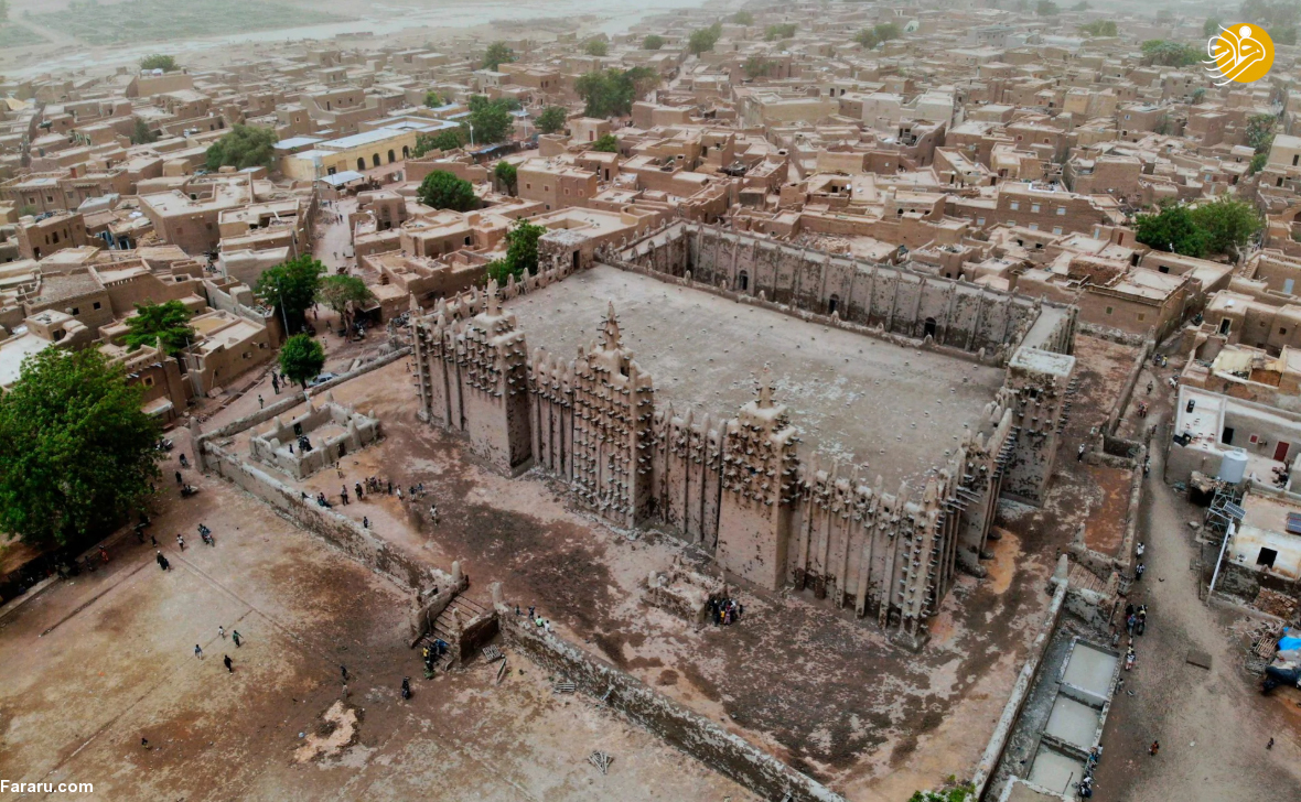 ترمیم بزرگترین مسجد خشتی جهان