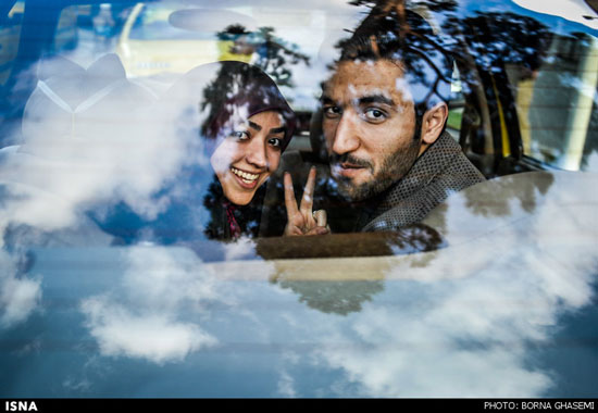 تصاویر بدرقه زوج‌های دانشجو به مشهد