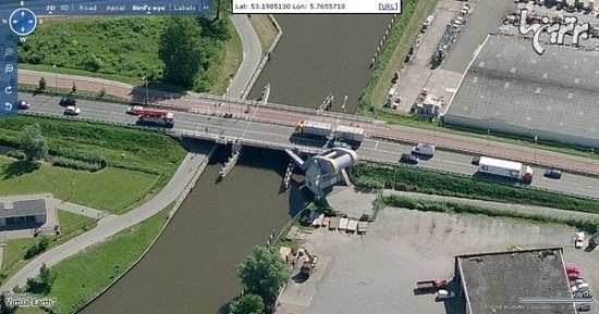 پل پرنده در هلند!