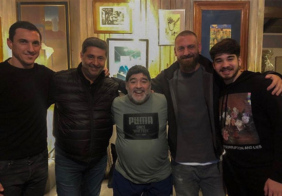 ملاقات دروسی با مارادونا در منزل اسطوره آرژانتین