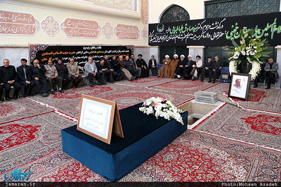 عکس: بدرقه «آقا صادق» با حضور بیت امام