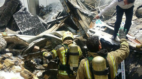 انفجار و آتش‌سوزی مرگبار در یک مغازه مکانیکی
