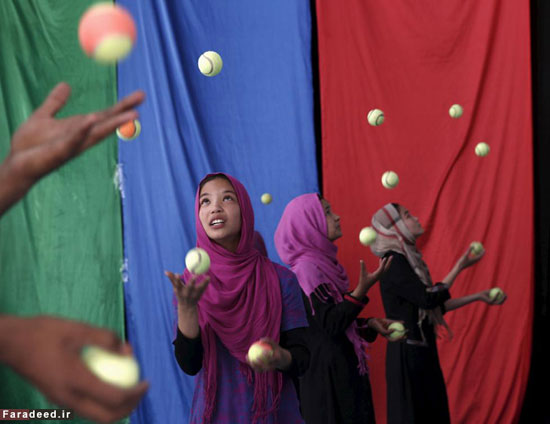 عکس: سیرک کودکان در افغانستان