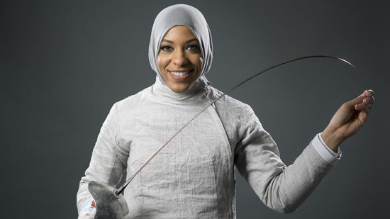 تاریخ سازی بانوی با حجاب آمریکایی در المپیک