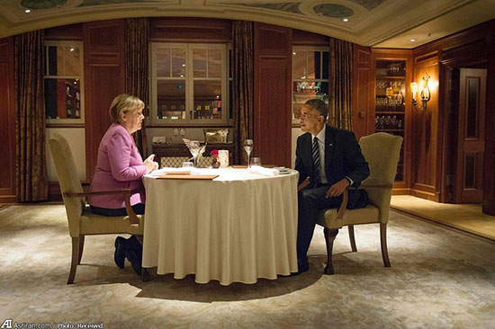 شام آخر اوباما و مرکل