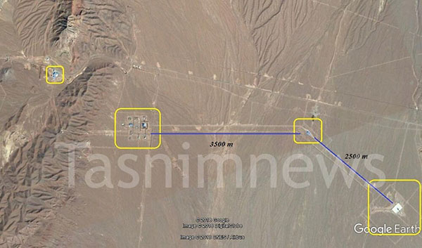 تصاویر ماهواره‌ای از مرکز فضایی سپاه
