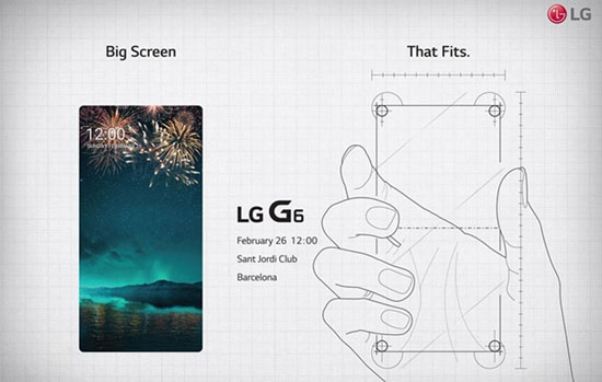 ال‌جی برای معرفی G6 آماده می‌شود