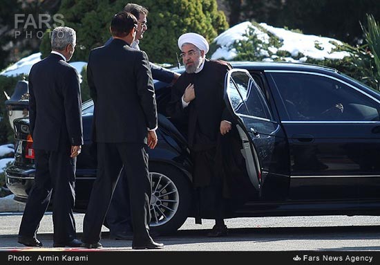 عکس: استقبال رسمی روحانی از حامد کرزی