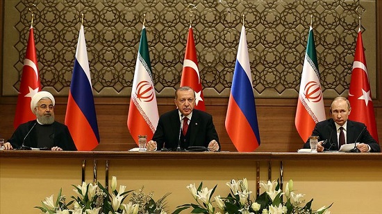 مذاکرات رهبران ایران، ترکیه و روسیه آغاز شد