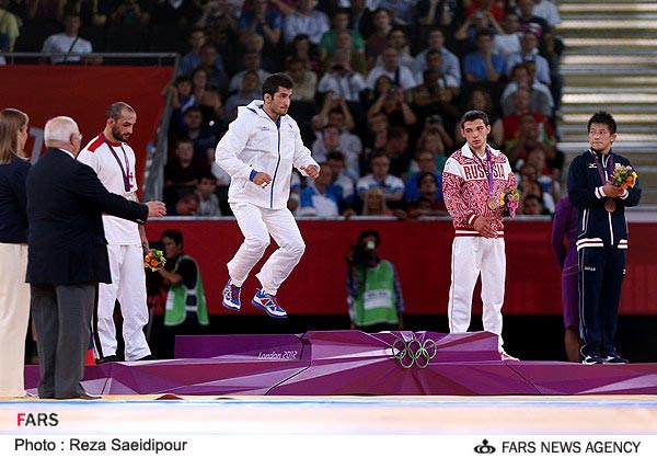 عکس؛ دومین طلای ایران در المپیک 2012