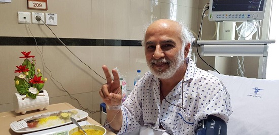 بهمن عبدی در بیمارستان بستری شد