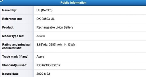 مشخصات باتری‌های سری آیفون ۱۲ اپل فاش شد