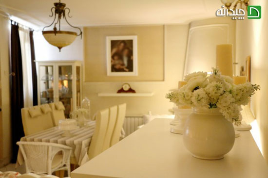 خانه سفید ما، آرامش در دکوراسیون منزل خانواده شیرازی