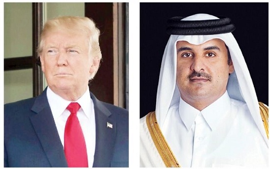سران آمریکا و قطر تحولات منطقه را بررسی کردند