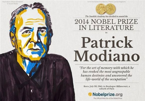 پاتریک مودیانو، برنده نوبل ادبیات 2014