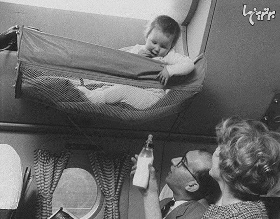 نوزادان در گذشته چطور با هواپیما سفر می کردند؟