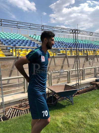 رونمایی از «شهریار مغانلو» در تمرین پرسپولیس