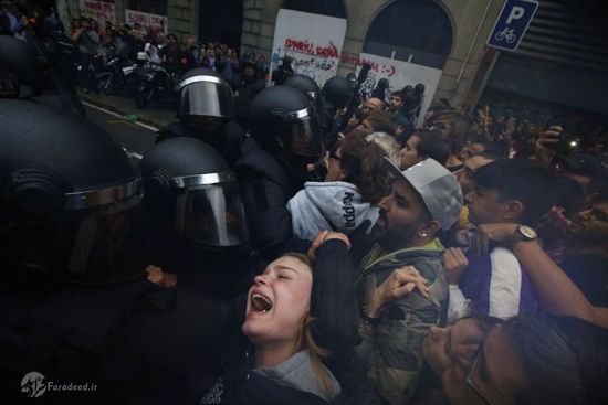 خشونت‌های انتخاباتی در کاتالونیا