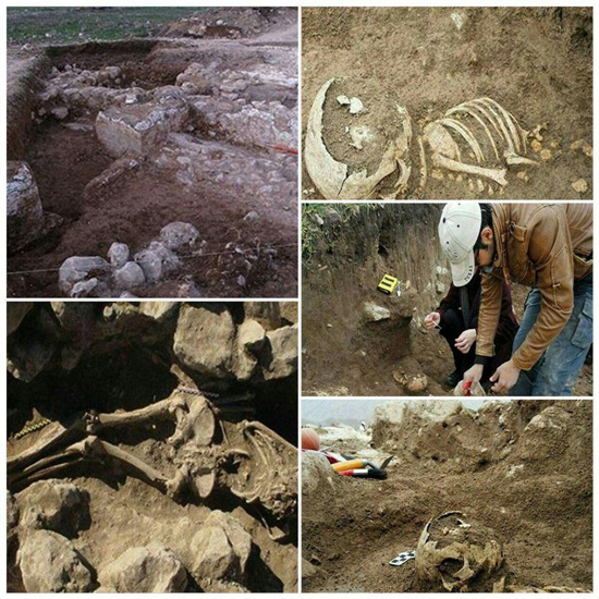 کشف اجساد 1800 ساله در لرستان
