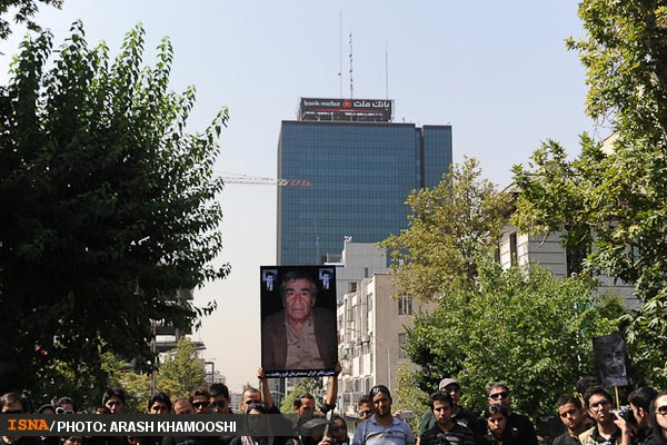 عکس؛ مراسم تشييع پيكر استاد سمندريان