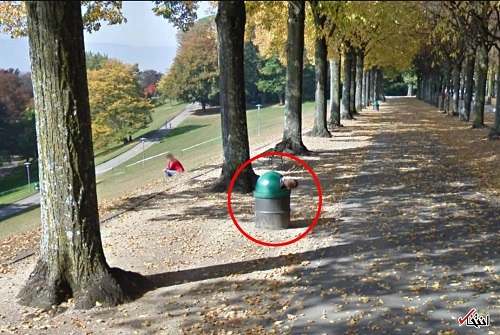 پیداشدن کودکی در سطل زباله با کمک نقشه گوگل