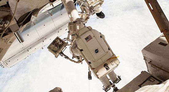 سلفی فضانوردان در ایستگاه فضایی +عکس