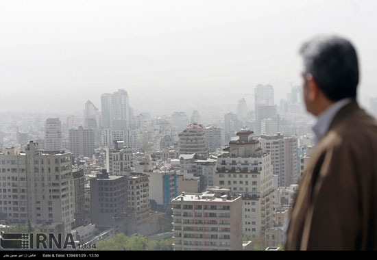 عکس: نفس تهران بُرید!