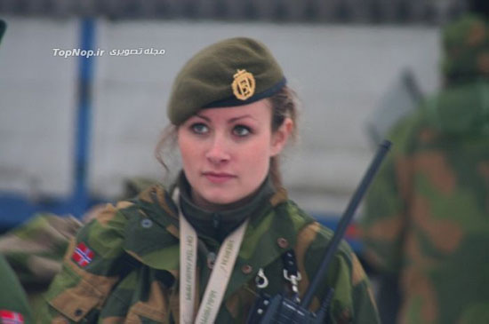 عکس: زنان نظامی ارتش نروژ