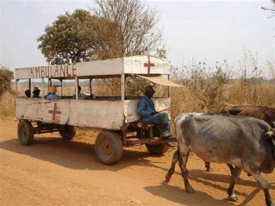 عکس: آمبولانس آفریقایی!