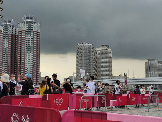 مشعل المپیک توکیو را کجا بردند؟