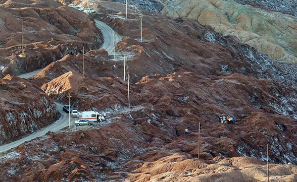 عملیات نجات سرنشین پاراگلایدر سقوط کرده