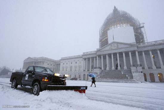 عکس: برف و سرما در آمریکا