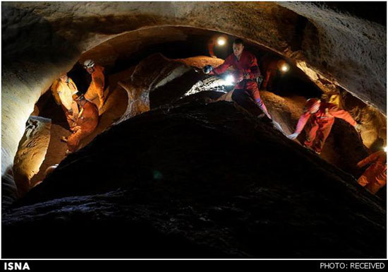 تصاویری از تمرین فضانوردی در دل غارها!
