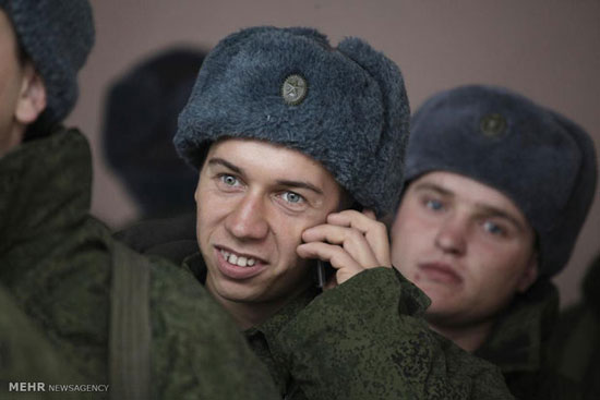 عکس: پیوستن به ارتش روسیه‎
