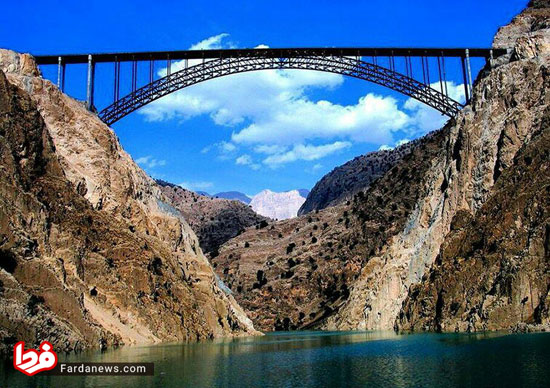 پرش از یکی از بلند‌ترین پل‌های ایران و جهان