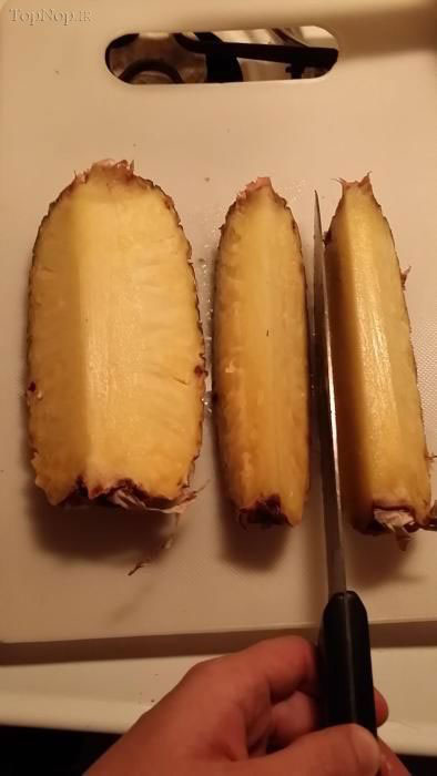 بهترین روش پوست کندن آناناس +عکس
