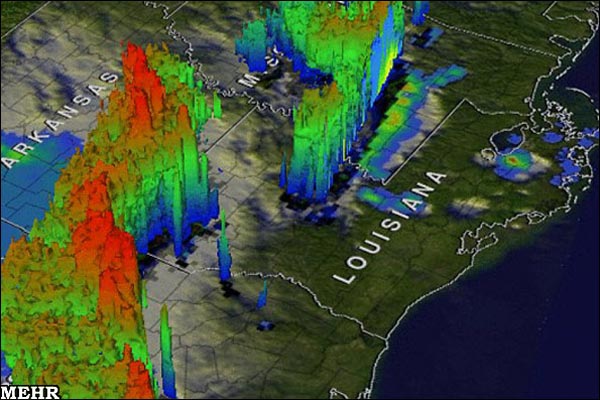 تصاویر 3 بعدی ماهواره ای از یک گردباد عظیم