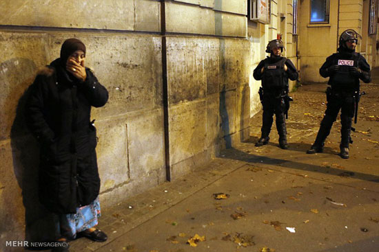 تصاویری از امنیت از دست رفته پاریس‎